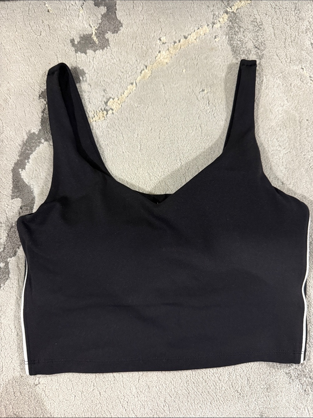 aerie Black Seamless Crop Sports Bralette